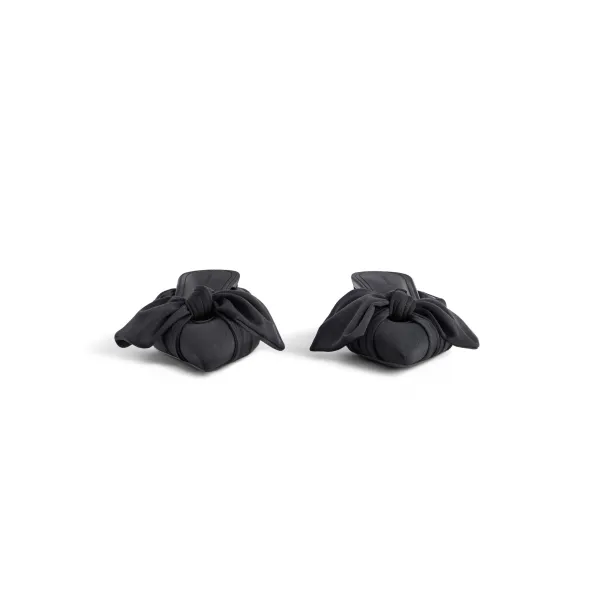BALENCIAGA KNIFE KNOT 40mm Muller shoes black low-heeled slippers - Image 5
