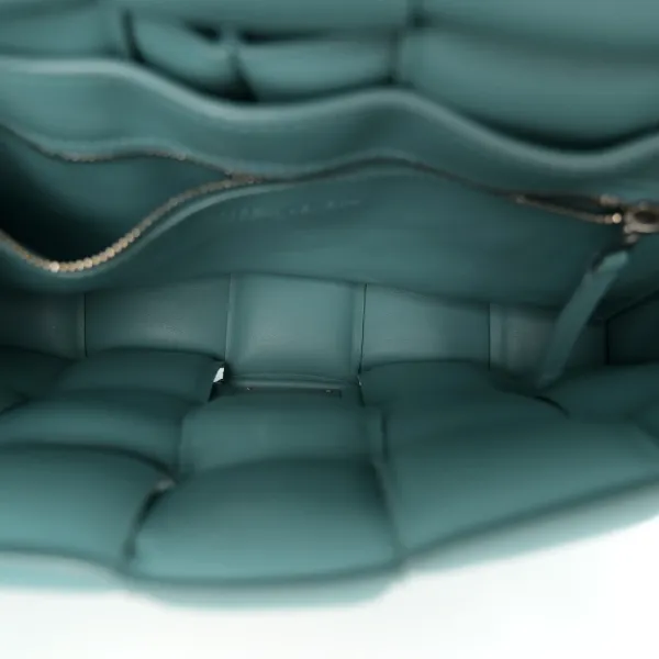 Bottega Veneta Maxi Intrecciato Padded Cassette Crossbody Bag Linoleum Nappa Leather Silver Hardware - Image 7