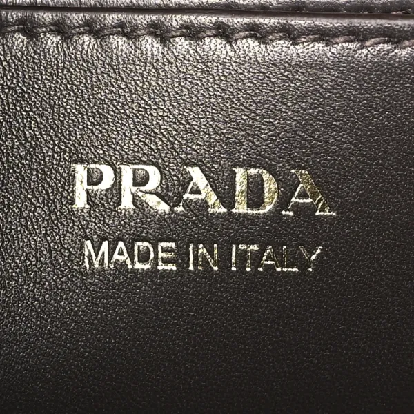 Prada Large Double Belt Tote Cacao Scamosciato Suede Leather - Image 2