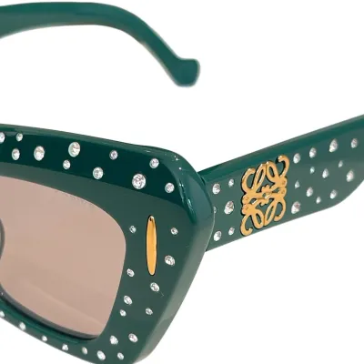 Loewe glasses green/blue/black/ivory/blue black color Size 50口20-145