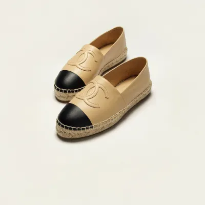 Chanel Beige and black Espadrilles
