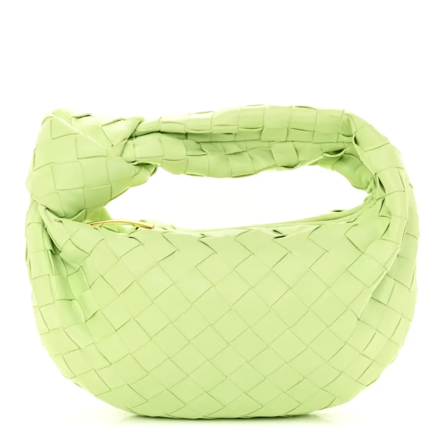 Bottega Veneta Mini Intrecciato Jodie Fennel Nappa Leather