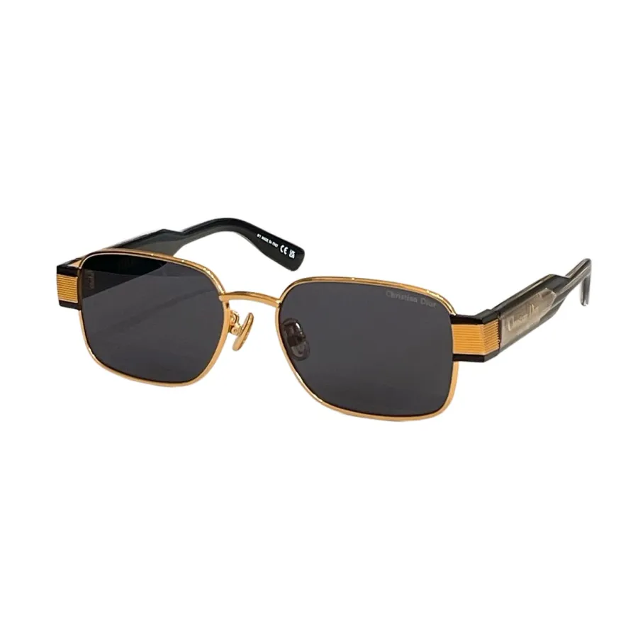 DIOR square frame glasses black silver/black purple/black gold/brown gold/orange gold/gradient color of black to orange Size 54口17-145