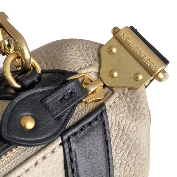 Louis Vuitton Biker PM Grey Lambskin Leather Gold Hardware - Image 5