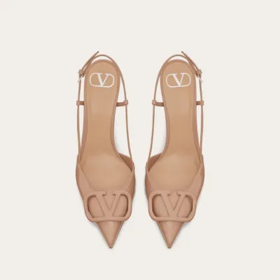 VALENTINO Patent leather strappy heels (8cm high heel)