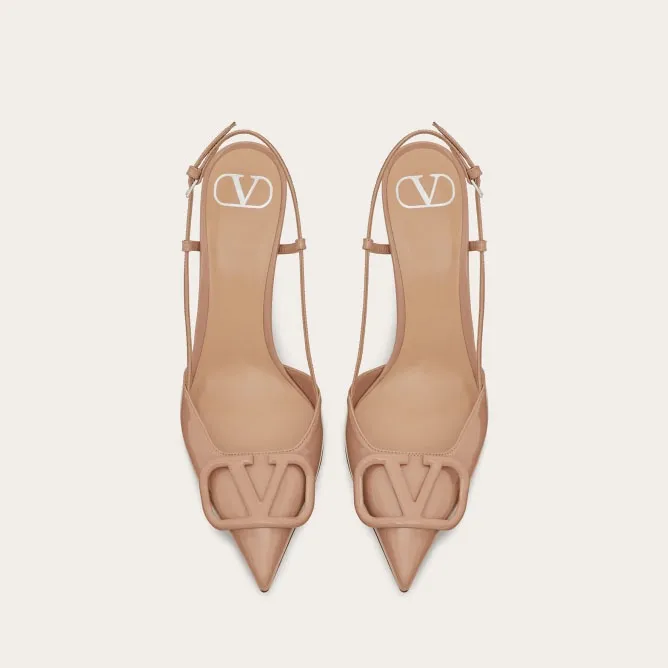 VALENTINO Patent leather strappy heels (8cm high heel)