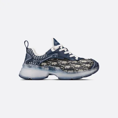 Dior blue Printing and printing sneakers