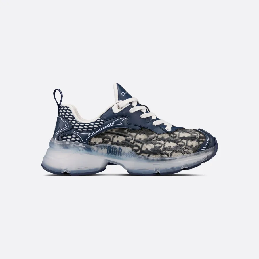 Dior blue Printing and printing sneakers