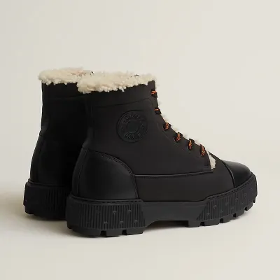 HERMES Fresh Black ankle boots