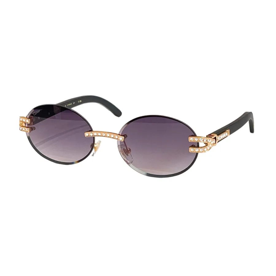 Cartier square frame glasses blue/black gold/purple gold/brown/red/purple silver/transparent purple/transparent brown color Size 58口15-135