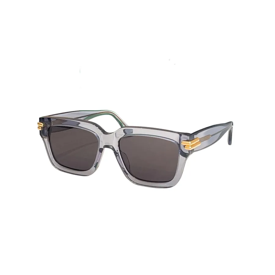 Bottega Veneta square frame glasses transparent grey/transparent brown/transparent leopard/grey/brown/black/yellow black/brown black/black leopard/brown leopard color Size 47口19-140