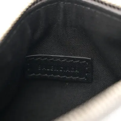 Balenciaga Crystal Neo Nano Cagole Handbag Silver Agneau Arena Leather Silver Hardware