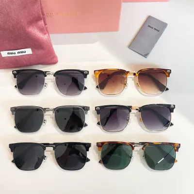 Miu Miu Clubmaster glasses leopard green/leopard brown/purple gold/purple silver/black/grey color Size 54口20-145