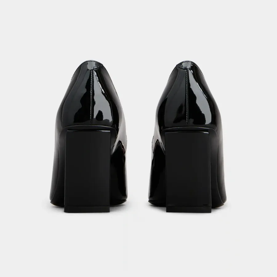 Roger Vivier Belle Vivier Pumps High Heels In Black Patent Leather With Metal Buckle (Heel Height 7cm)