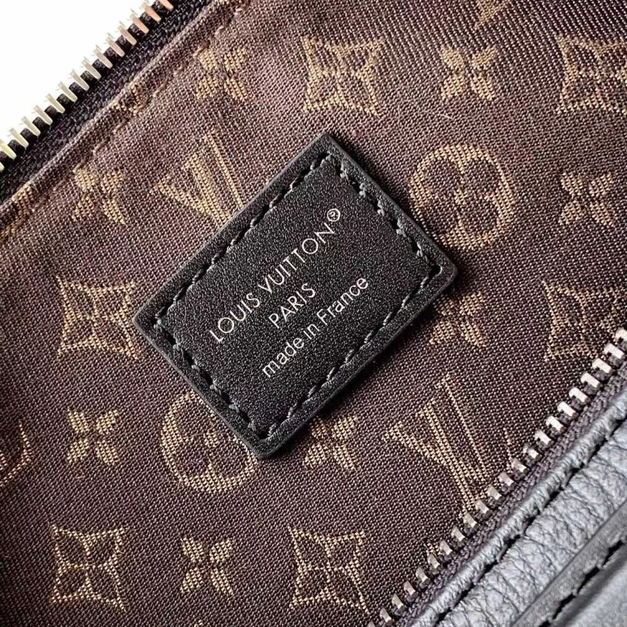 Louis Vuitton Biker PM Black Lambskin Leather Silver Hardware