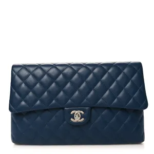 Explore Medium Navy Quilted Designer Clutch