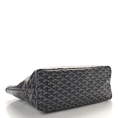 Goyard Saint Louis Tote PM Navy Goyardine Canvas