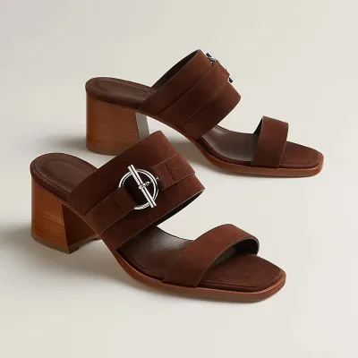 HERMES Kute Slippers High-heeled slippers High Heels Sandal