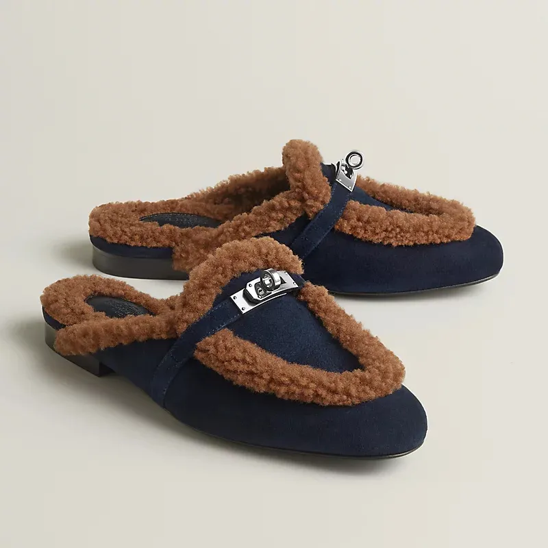 HERMES Oz Mule Slippers