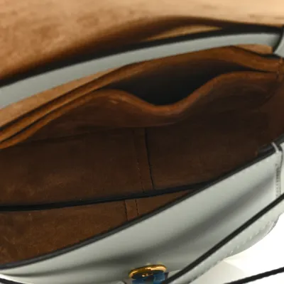 Loewe Gate Dual Bag Mini Ash Grey Jacquard Calfskin Leather