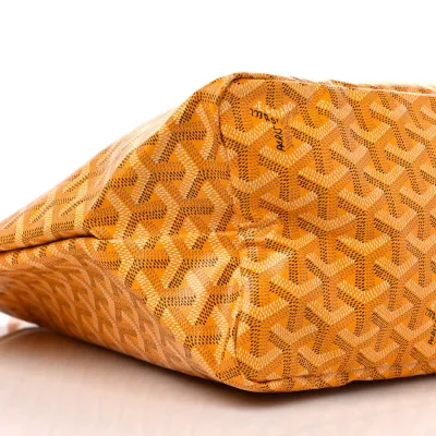 Goyard Saint Louis Tote PM Yellow Goyardine Canvas