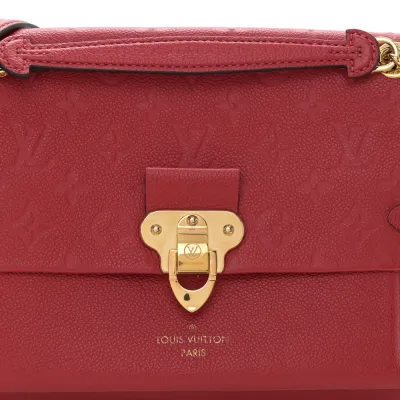 Louis Vuitton Vavin PM Scarlet Empreinte Leather Brass Hardware