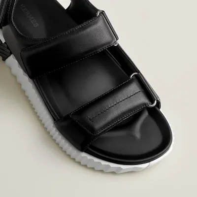HERMES Junior Black Sandal