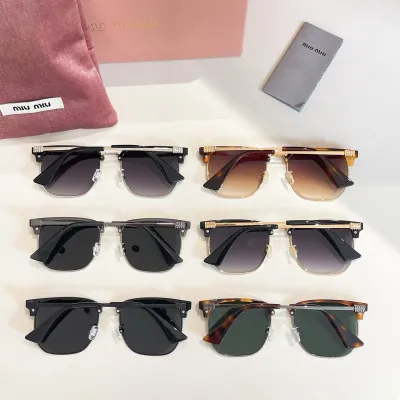 Miu Miu Clubmaster glasses leopard green/leopard brown/purple gold/purple silver/black/grey color Size 54口20-145