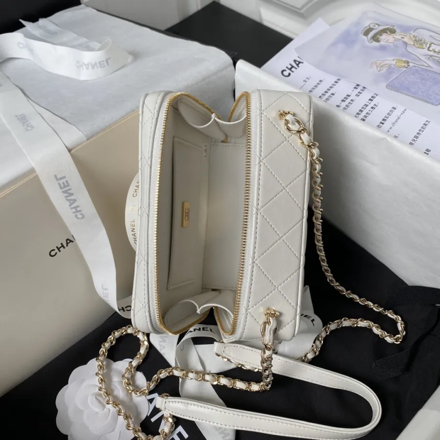 Chanel Camera bag white/black/red/milk tea color Crossbody Bags