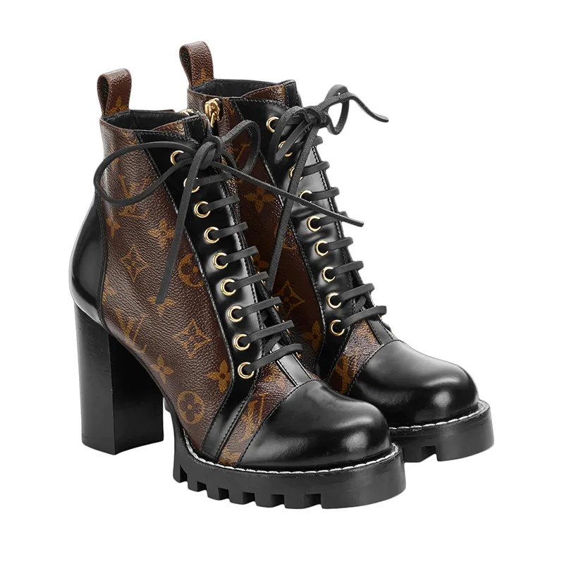 Louis Vuitton Chunky heels and ankle boots