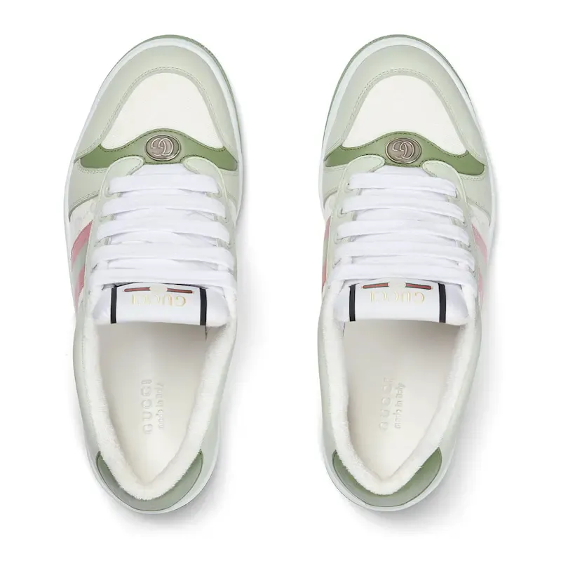 Gucci Screener series women's sports shoes green Sneakers