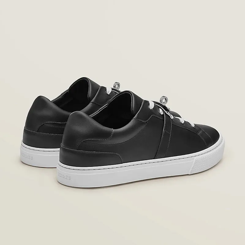 HERMES Day Sneakers Black Sports Shoes
