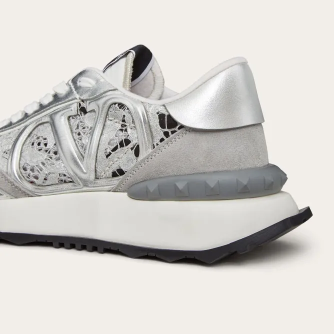VALENTINO LACERUNNER  Women's lace and mesh sneakers