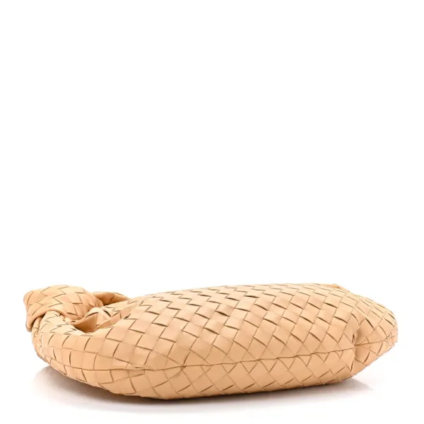 Bottega Veneta Maxi Intrecciato Teen Jodie Hobo Almond Nappa Leather - Image 6