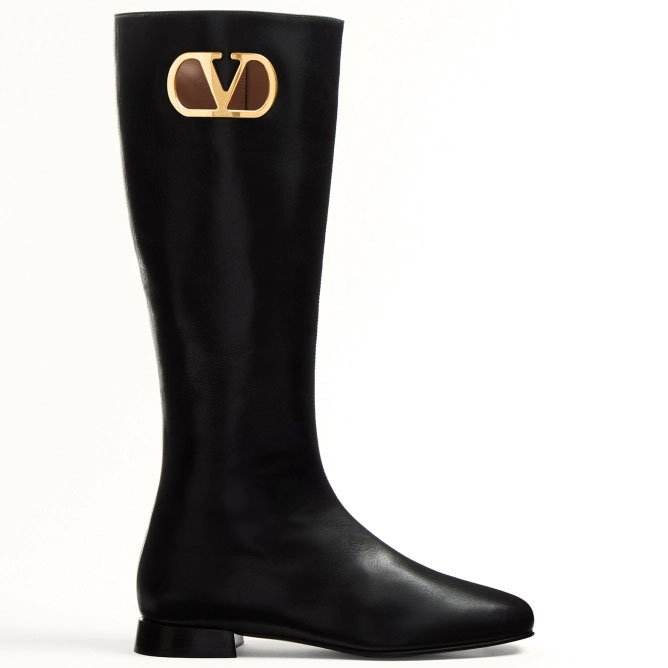 VALENTINO VLOGO SIGNATURE Botas de camurça (salto de 2 cm de altura)