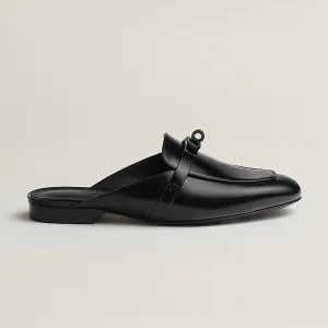 HERMES Oz Mule black Slippers