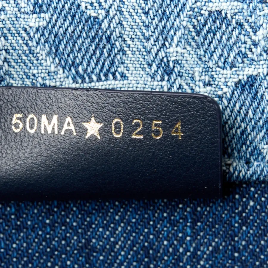 Dior Large Book Tote Blue Oblique Denim