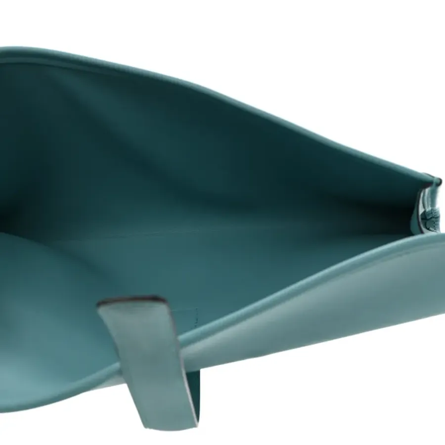 Hermès Jige Elan 29 Clutch Bleu Atoll Swift Leather