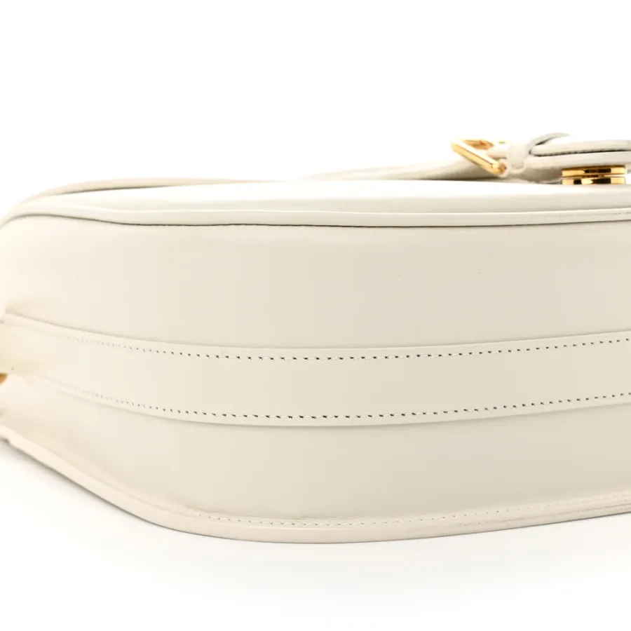 Dior Large Bobby Bag White Box Calfskin Leather Gold Hardware