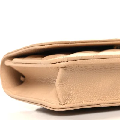 Chanel WOC Small Quilted Caviar Bag