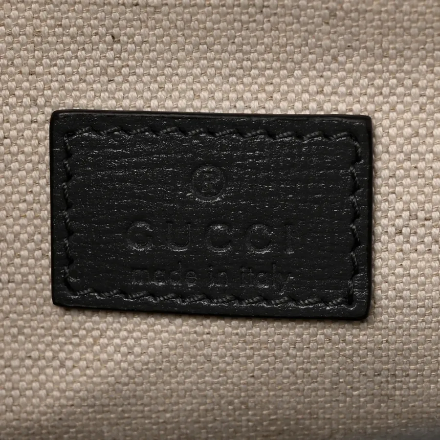 Gucci Small Web Horsebit 1955 Shoulder Bag Graphite Grey Azalea Calfskin Leather Gold Hardware