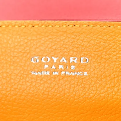 Goyard Mini Saigon Trunk Bag Red Goyardine Canvas Silver Hardware