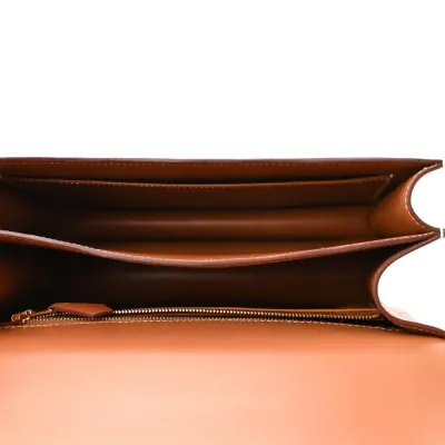 Hermès Constance 24 Brown Evercolor Leather Gold Hardware