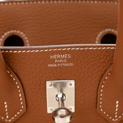 Hermès Birkin 25 Brown Togo Leather Silver Hardware