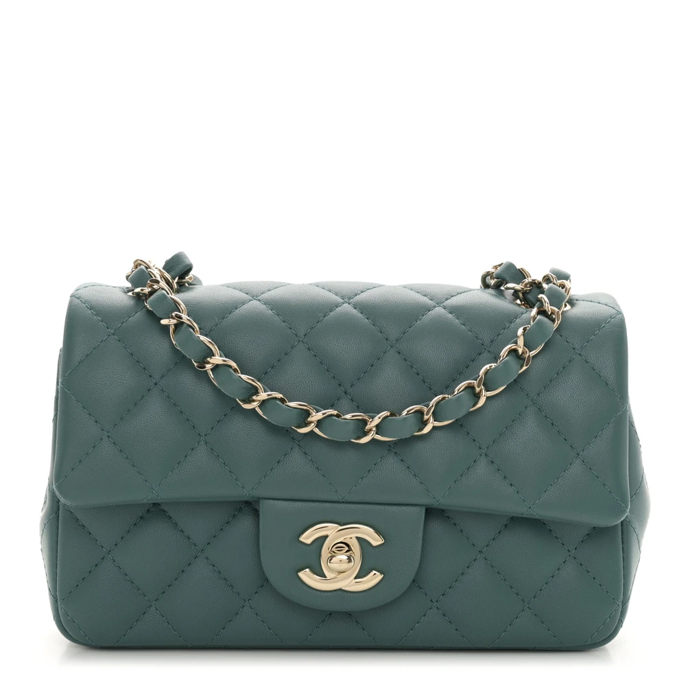 Bolsas de Designer | Mini Flap Acolchoado Verde