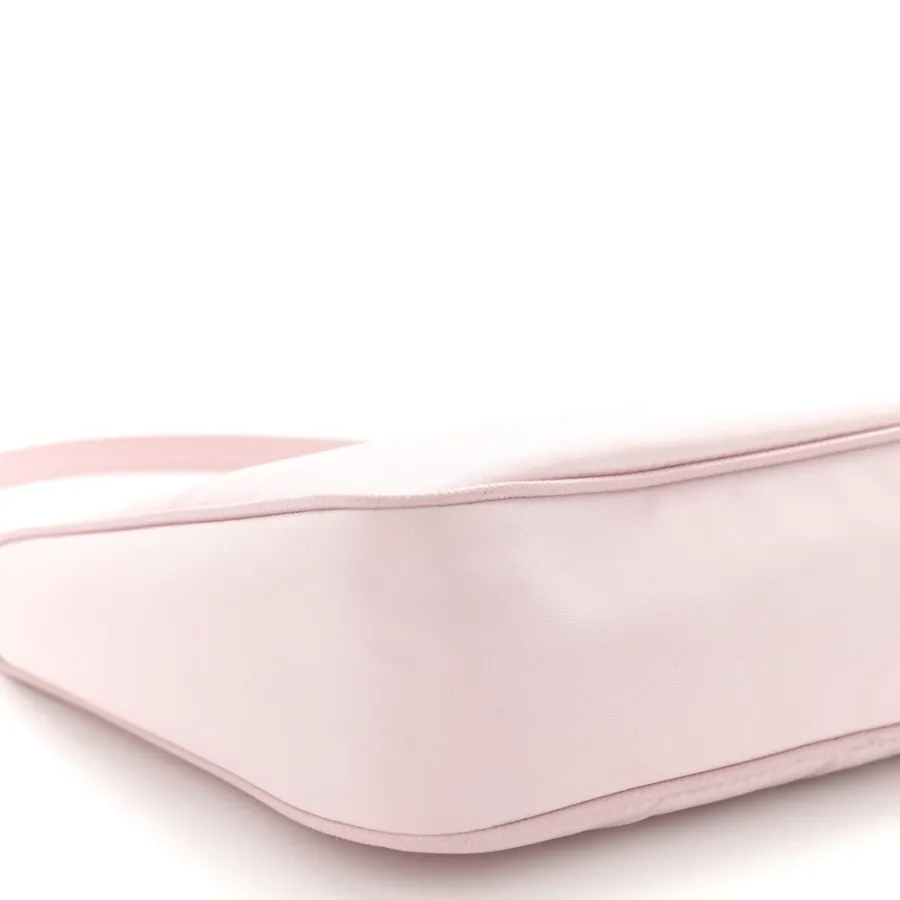 Prada Mini Re-Edition 2005 Bag Alabastro Re-Nylon & Saffiano Leather Silver Hardware