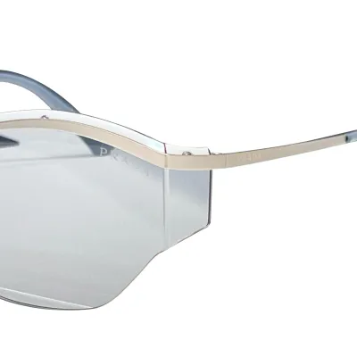 Prada glasses silver/ruby/black/purple orange color Size 145口0-136