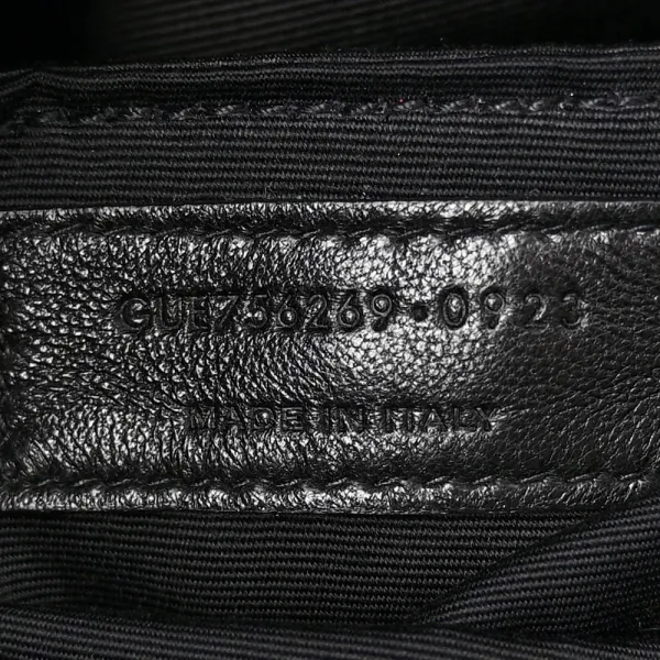 Saint Laurent Large Tote Black Wide Puffer Lambskin Leather - Image 9