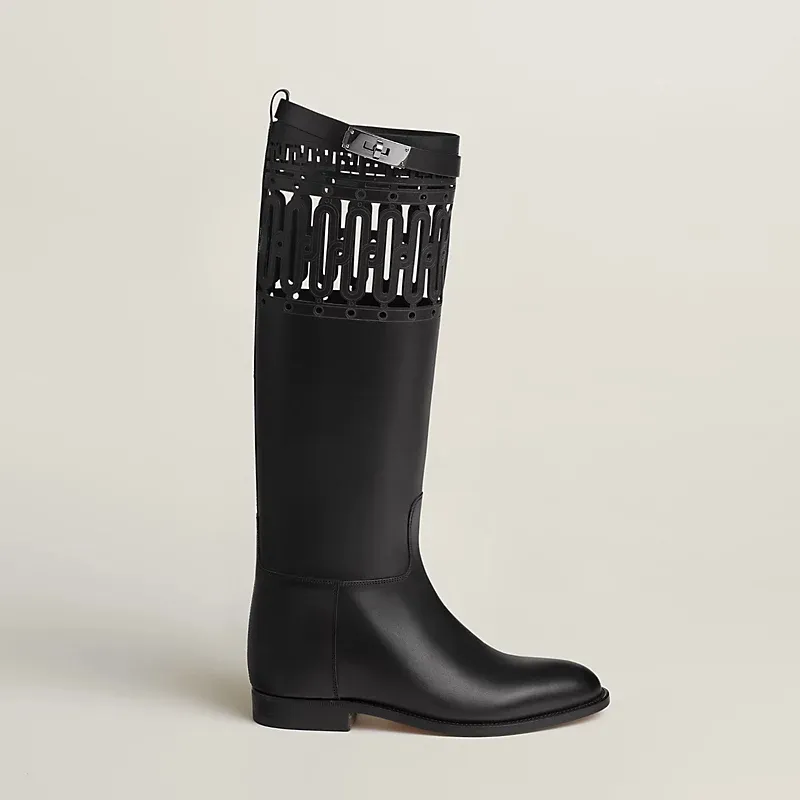 HERMES Jumping  Black boots