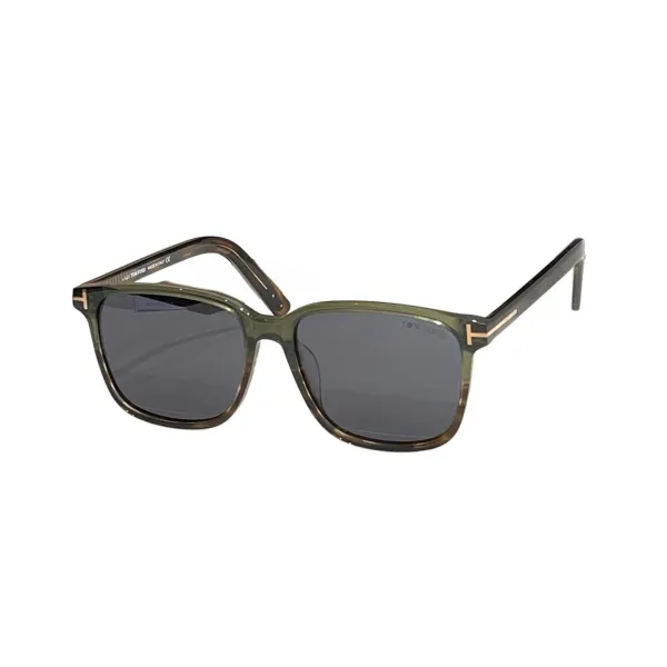 Tom Ford square frame glasses black/blue black/grey black/leopard brown/transparent black/tawny black/green black color Size 55口18-140 - Image 7